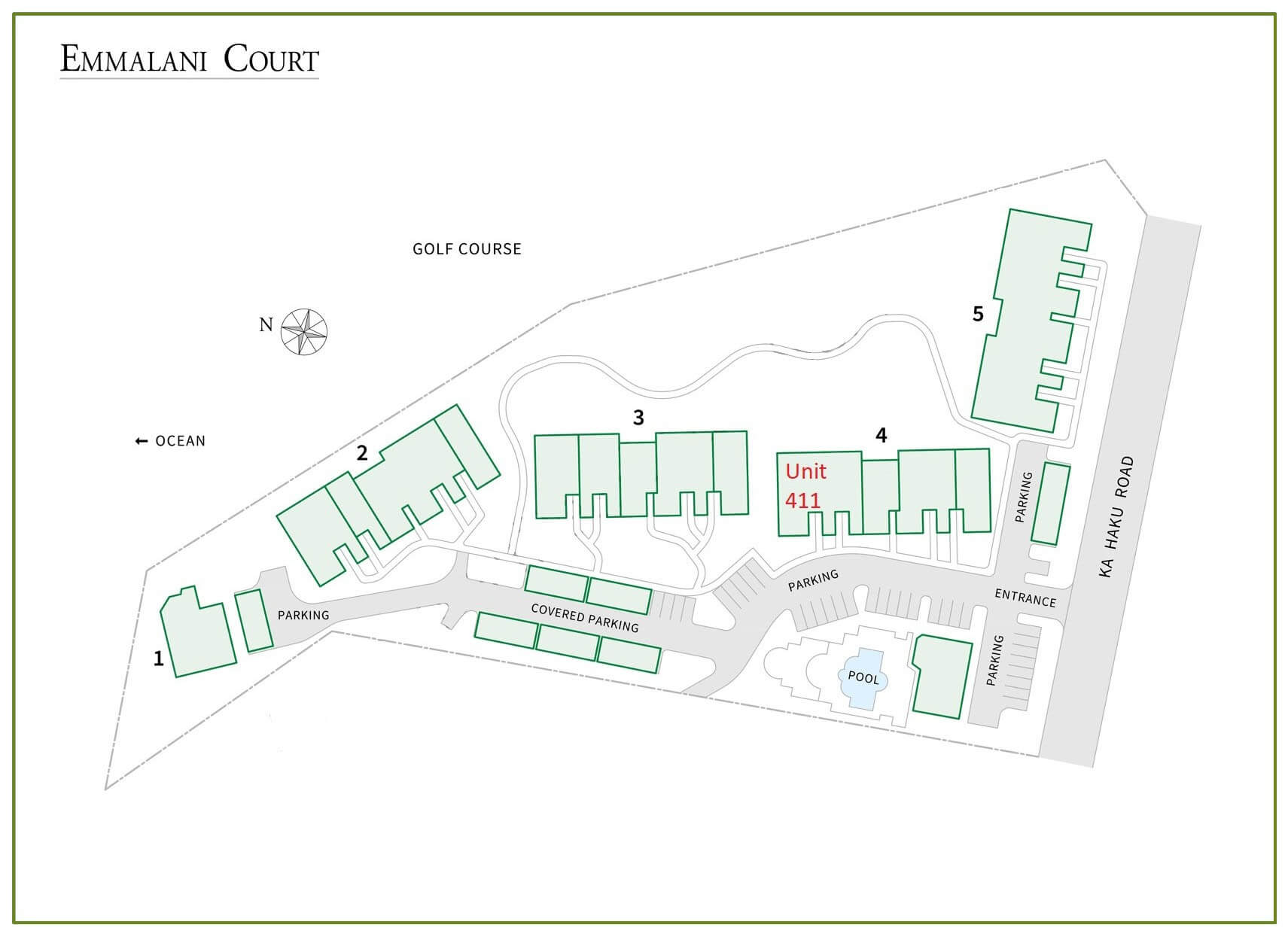 Emmalani Court Map