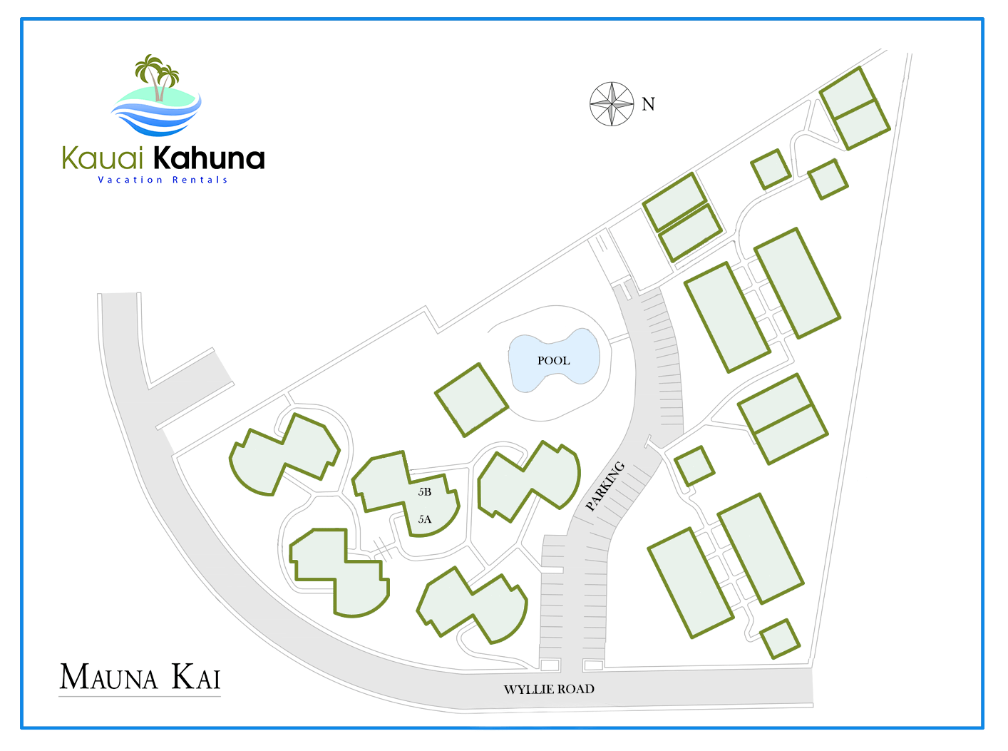 Mauna Kai Map