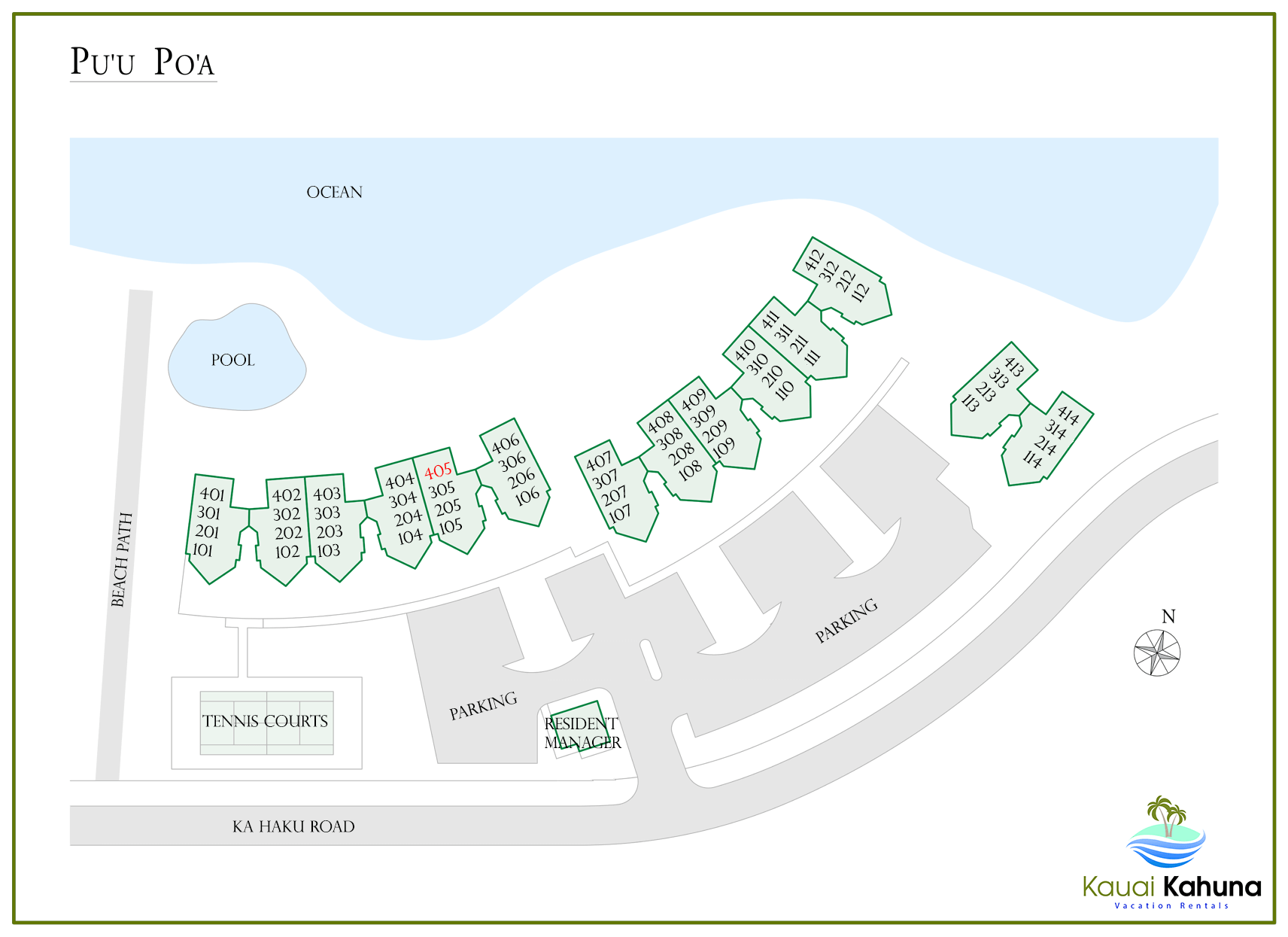 Puu Poa Map