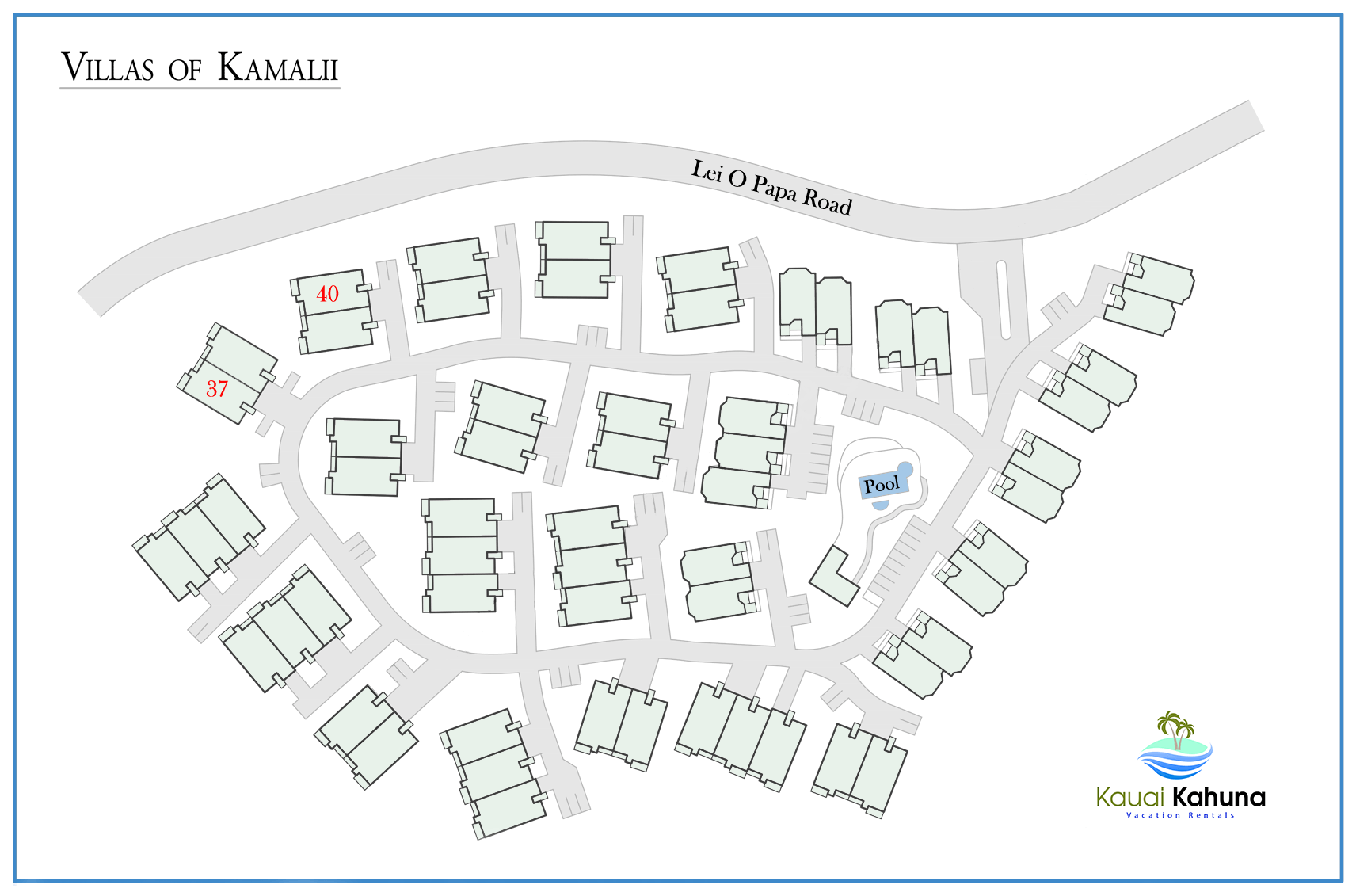 Villas of Kamalii Map