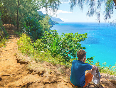 Hiking in Kauai, Hawaii