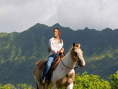Horseback Riding in Kauai, Hawaii